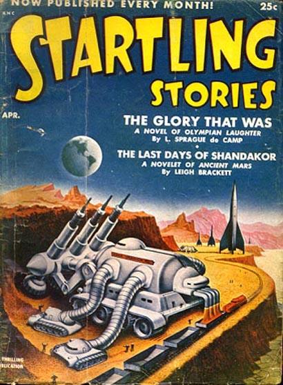 Obal časopisu Startling Stories z apríla 1952