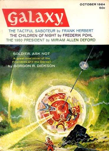 Časopis Galaxy magazine (október 1964)