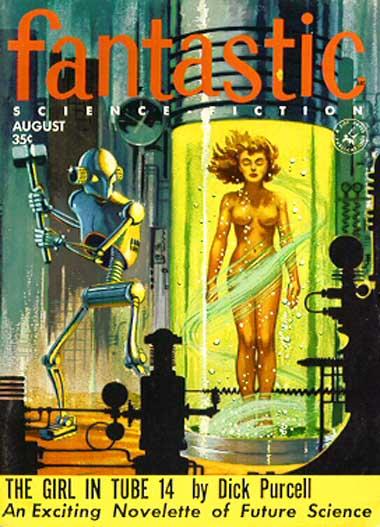 časopis Fantastic science fiction (august 1955)