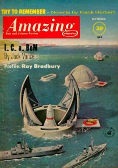 Časopis Amazing stories, fact and science fiction (október 1961)